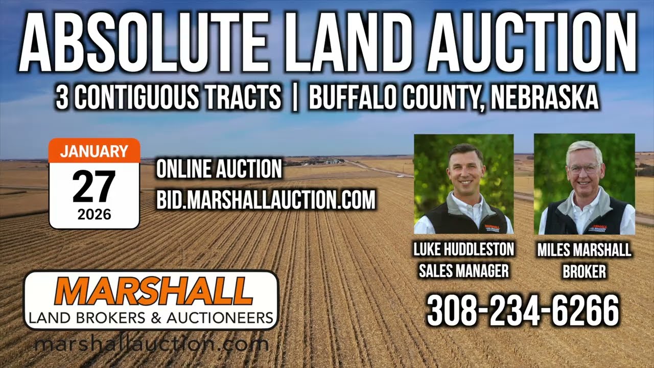 Online Land Auction - 550.7 Acres | 3 Tracts - Buffalo County, Nebraska