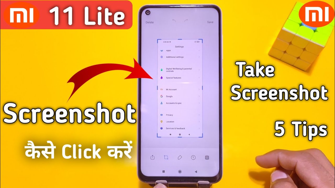 How To Take Screenshot Mi 11 Lite, Mi 11 Lite Screenshot