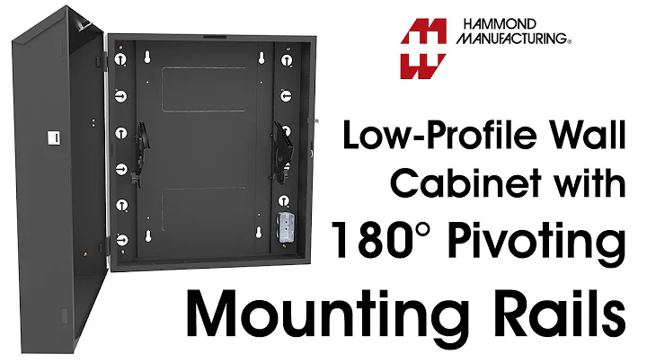 A Feature-Rich Low-Profile Wall Mount Rack Cabinet