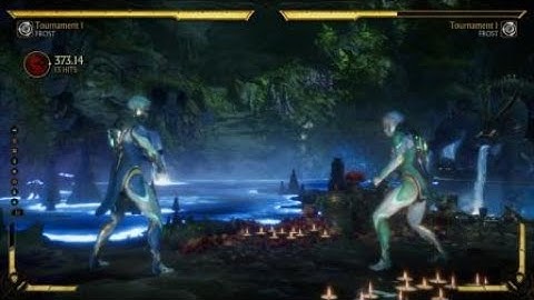 MK11 Frost interactable reset combo 6 (523 damage, 1 defense bar)