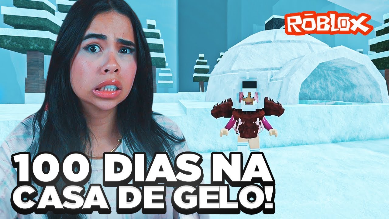 SOBREVIVI 100 DIAS NA CASA DE NEVE EM 99 NOITES NA FLORESTA