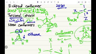 Organic Chemistry 1 | Chapter 3 | Conformations of Other Alkanes | محمود دحبور