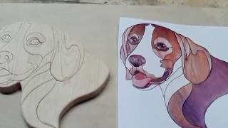 Individually cut pieces painted and stained like a puzzle.... Created with MAGIX Slideshow Maker 2.