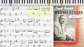 Blue and Sentimental by Count Basie (1939, Blues piano)