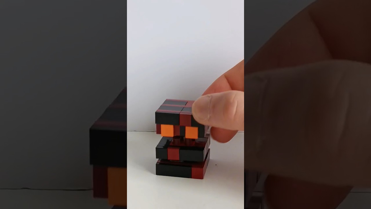Lego Minecraft Magma cube  