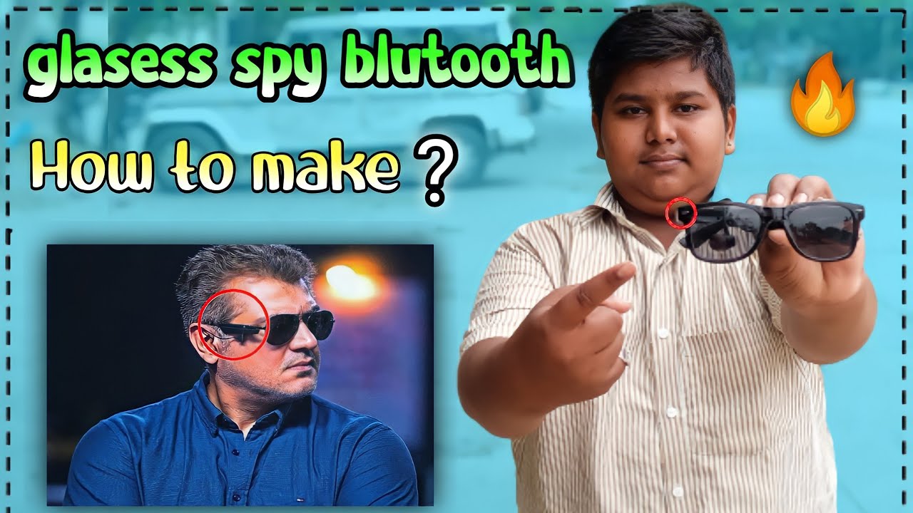 how to make spy Bluetooth glasses hari tech experiments - YouTube