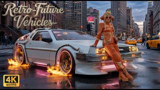 Retro Future Vehicle Showcase - Which One Is Your Favorite? AI Art - 4K