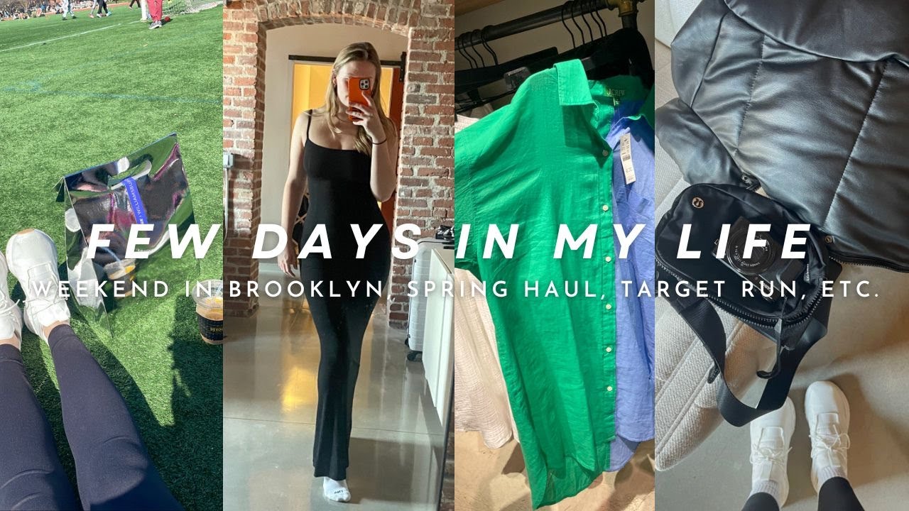 VLOG: Spending the Day in Brooklyn, PacSun Spring Try-on Haul, Target Run, Work & More!