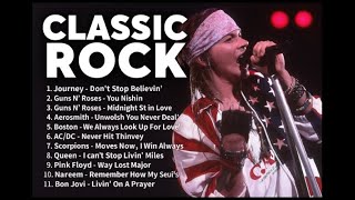 Classic Rock Hits 70s 80s 90s | Inspired by Guns N' Roses, Led Zeppelin, AC/DC, Bon Jovi