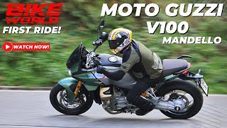 Moto Guzzi V100 Mandello Sport Tourer | First Ride In Italy Around Lake Como
