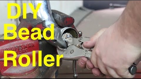 DIY bead roller Intercooler pipe bead roller