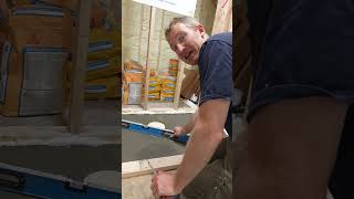 How to Level a shower floor before installing a shower pan