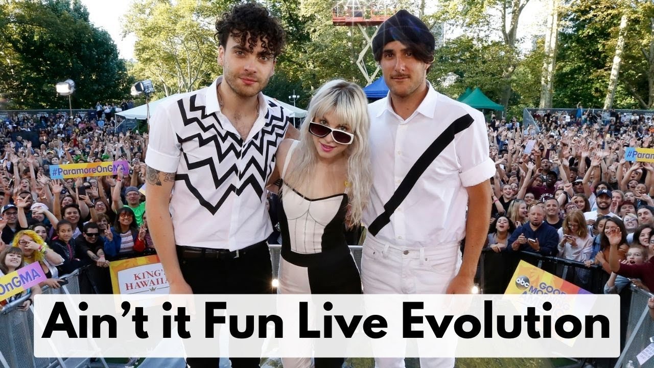 Paramore - Ain't it Fun Live Evolution (2013-2024) - YouTube