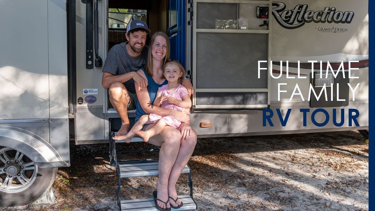 RV Tour [FULLTIME FAMILY] - Grand Design Reflection 308BHTS - YouTube