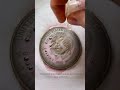 Carver liberty booker 1952 #numismatics #coin #chicagocoin #beforeandafter #satisfying #silver