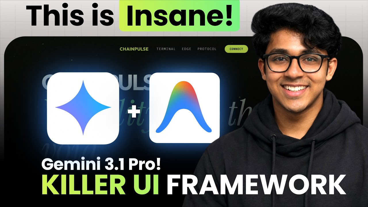 Gemini 3.1 Pro + AntiGravity builds Insane Animated Websites (NEW Skill ...