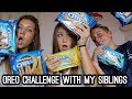 Triplet oreo challenge || Riley Lewis