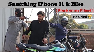 iPhone 11 & Bike Prank on my Friend :D He Cried