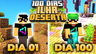 SOBREVIVI 100 DIAS EM UMA ILHA DESERTA NO MINECRAFT - O FILME