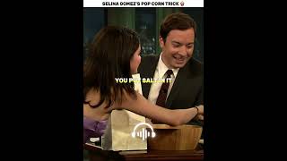 Selena Gomez's WEIRD Popcorn Trick!