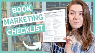45 Ways to Sell More Books - Book Marketing Idea Checklist
