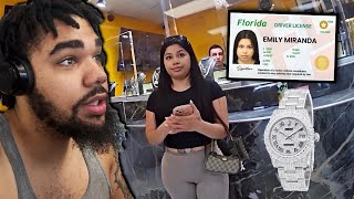 Ex Model Scammer Gets Caught Using A Fake 🪪 To Purchase A $12,000 Rolex Watch