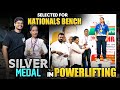 SELECTED FOR NATIONAL BENCH PRESS COMPETITION | AP powerlifting championship🥈💪