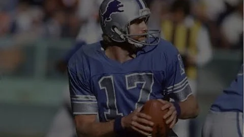Eric Hipple 1981 Detroit Lions Highlights