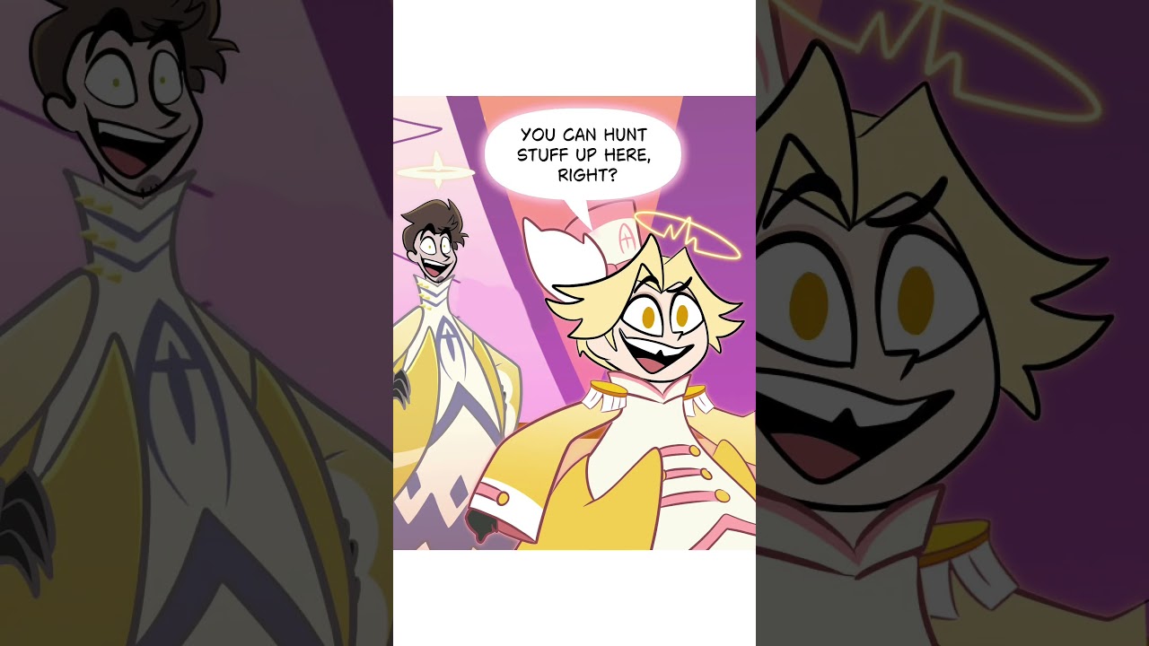 Abel’s First Day in Heaven | Hazbin hotel comic dub | Artist: Chlogami 