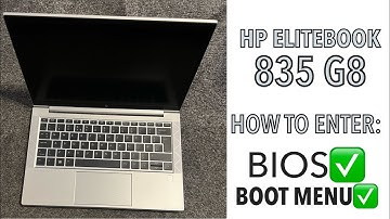 HP Elitebook 835 G8 - How To Enter Bios (UEFI) Settings & Boot Menu Options
