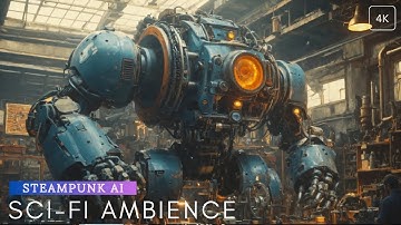 Steampunk AI Short Film | A Sci Fi Ambience Journey