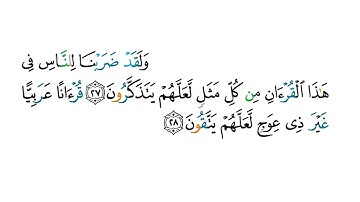 ولقد ضربنا للناس في هذا القرآن من كل مثل بصوت القارئ محمد جبريل
