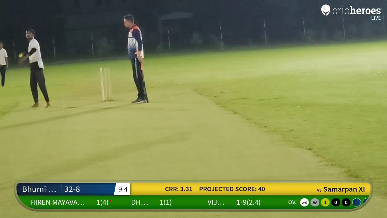 Live Cricket Match | Bhumi Warriors Juniors vs Samarpan XI | 17-Oct-24 ...
