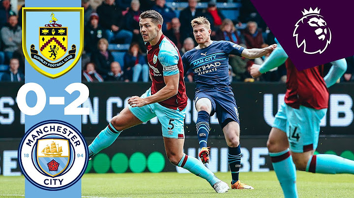 HIGHLIGHTS | Burnley 0-2 Man City | KDB and Sterling goals!