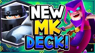 OP MEGA KNIGHT MOTHER WITCH BRIDGE SPAM DECK! - CLASH ROYALE