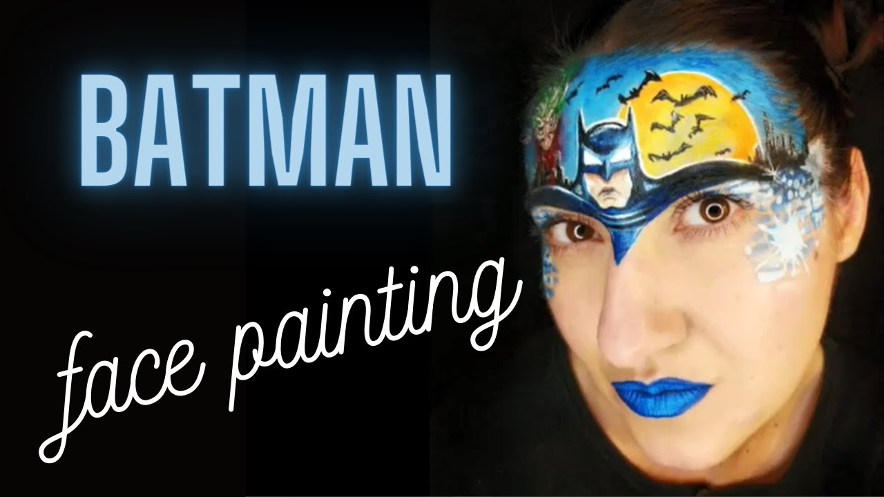 Batman face painting