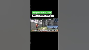 Bomb Tracking with Drop N Launch 💣⚾️ #ExitVelo #BaseballChallenge