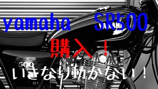 動かないSR500購入しました！