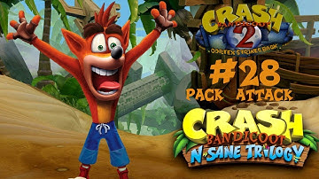 Cortex Strikes Back - Walkthrough Part 28 - Pack Attack - Crash Bandicoot N. Sane Trilogy