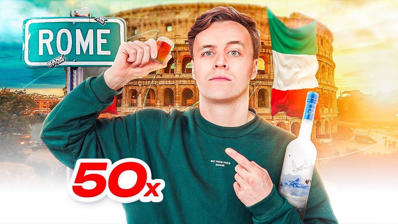 BANKZITTERS DRINKEN 50 VERSCHILLENDE SHOTJES IN ROME