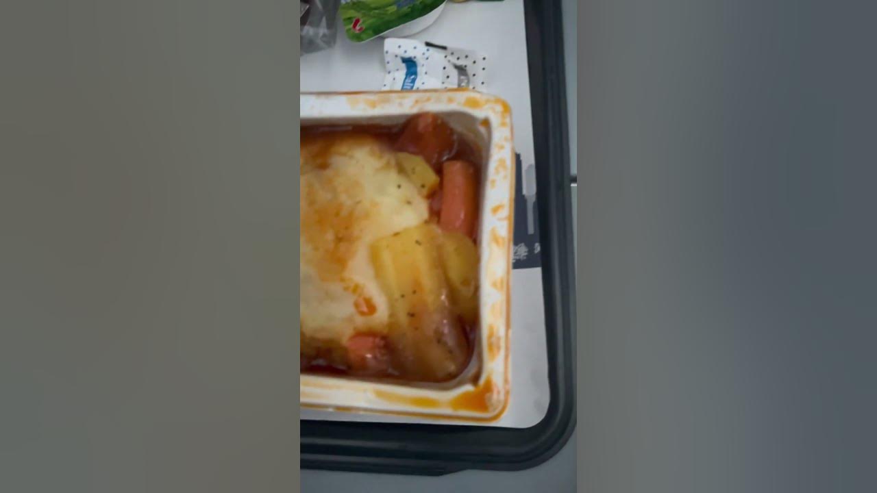 American airlines chicken meal youtube