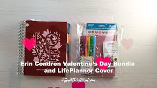 Erin Condren Valentines Day Bundle and Valentines Day LifePlanner Cover