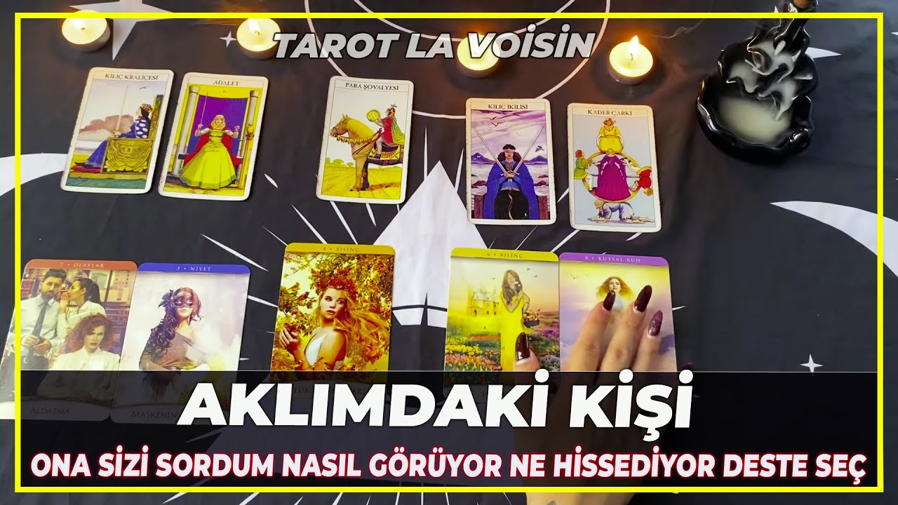 Aklımdaki Kişi | Ona Sizi Sordum Nasıl Görüyor Ne Hissediyor Ne Anlatıyor Deste Seç | Tarot Yorumu 🔮