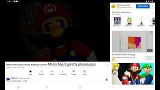 Mario's got to piss please Resimi
