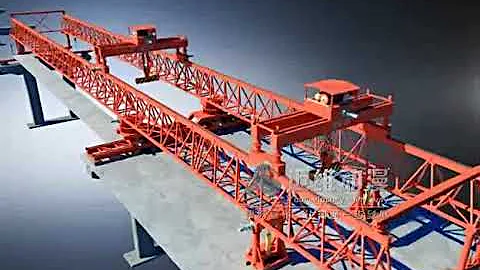 bridge construction beam girder launcher launching gantry crane