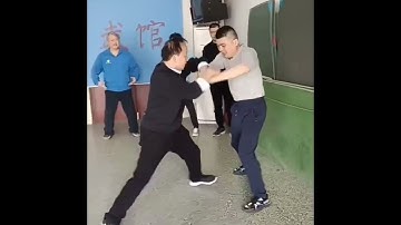 YIQUAN Training-V31, Pushing Hands With Instructor Mr Yao Chengrong 意拳推手訓練 姚承榮老師演示