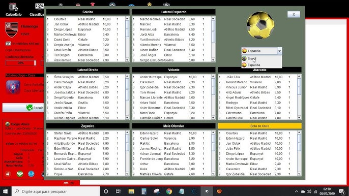 Como Transformar um Jogador em Top Mundial Brasfoot 2020 