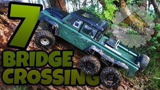 RC Shack // 6*6 And 4*4 Scaling, Decending, Side Hills & More - The 7 Bridge Crossing!