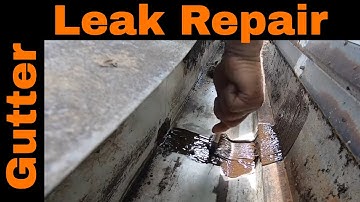 How to repair Gutter Leaks under 5 minutes permanently