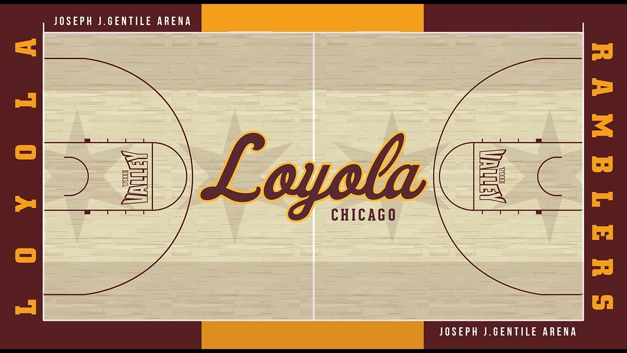 First Look | Loyola's Gentile Arena Gets a New Court - YouTube